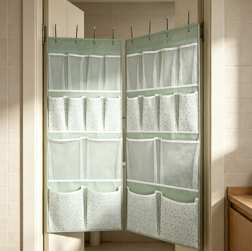 2-Pack 12-Pocket Door Organiser with Pouches