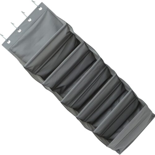 6-Tier Wall-Mounted Storage Bag, Grey